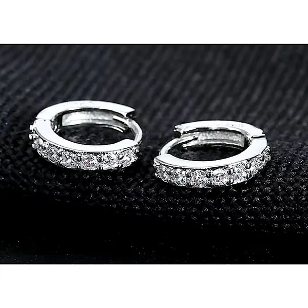 Huggie Hoop Earrings |‎ 925 Sterling Silver - Image 14