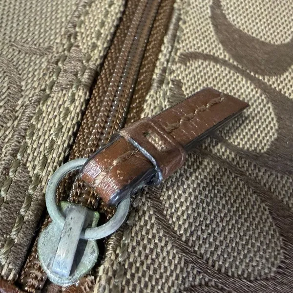 y2k Coach Brown Signature Wallet - Image 9