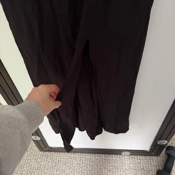 H&M Black Midi Dress - Image 3