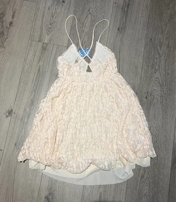 NWT free people fairy light pink mini dress - Image 2