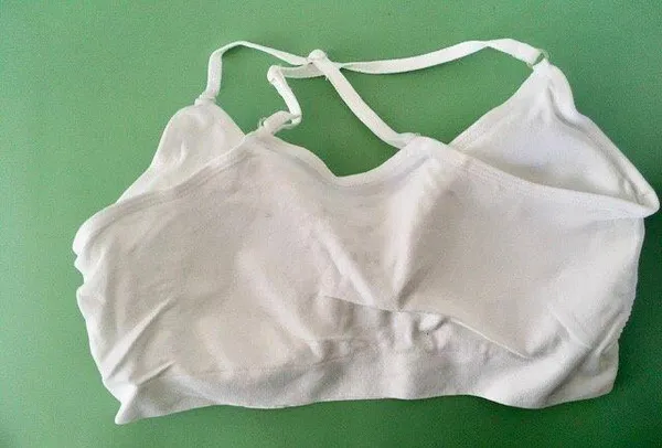White Sports Bra - Image 2