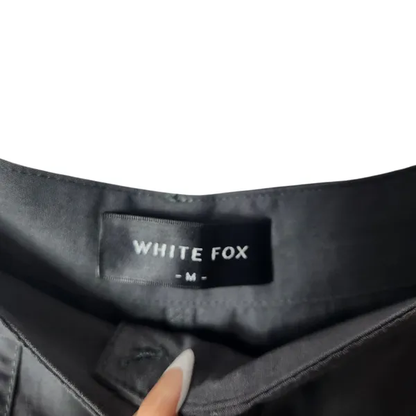 White Fox Gray Relaxed Straight Leg Relaxed Cargo Trouser Pants Size Medium - Image 5
