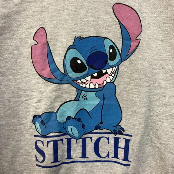 Happy Stitch Disney Animated Movie Lilo & Stitch Crewneck XL - Image 2
