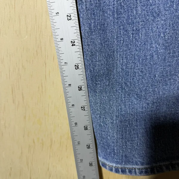 GAP 90s Straight High Rise Jeans Women's Size 26R‎ Blue Medium Wash Denim - Image 5