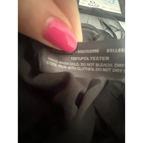 Widow Dolls Kill Black Babydoll Mini Dress Puff Sleeves Organza Large Goth Vamp‎ - Image 7