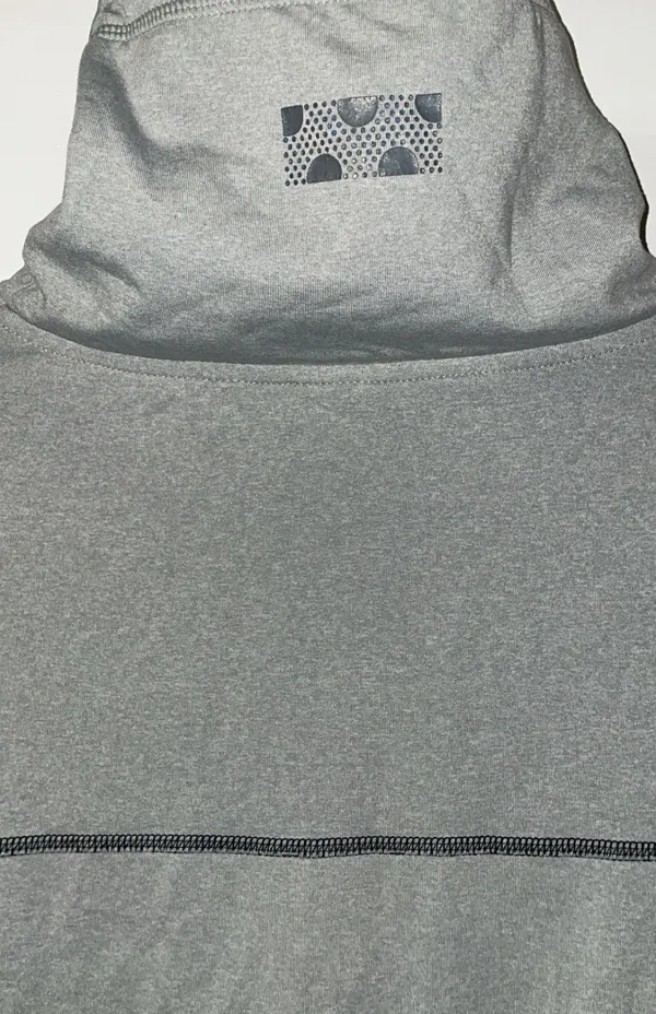 Victoria's Secret PINK Ultimate Funnel Neck Gray Neon Pullover - Image 7
