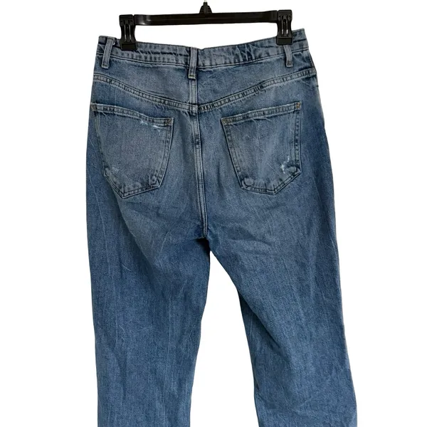 Free People We The Free Revolve Dakota Straight Leg High Waist Jean Pants‎ 28 - Image 7