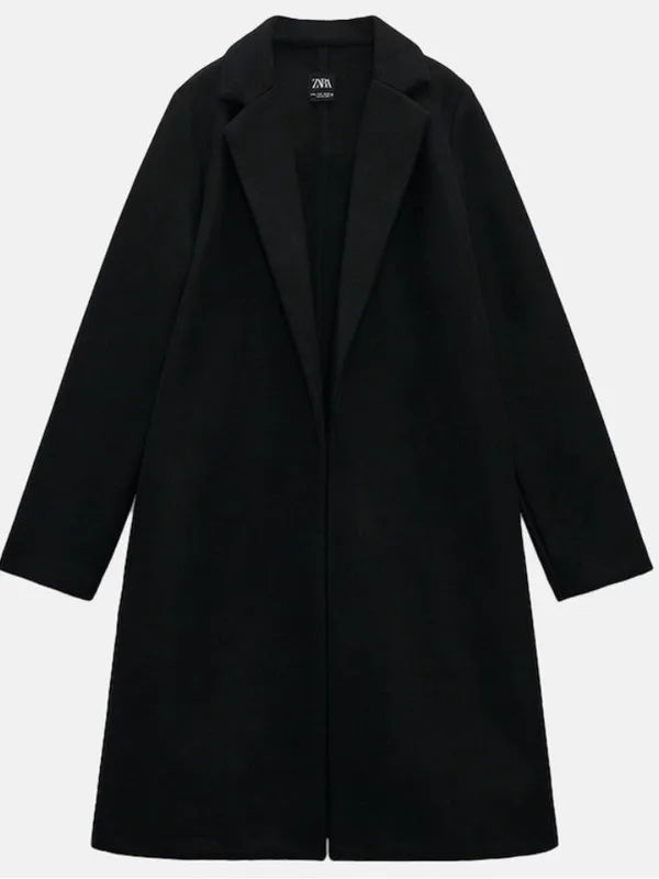 Zara Lapel Collar Coat - Image 2