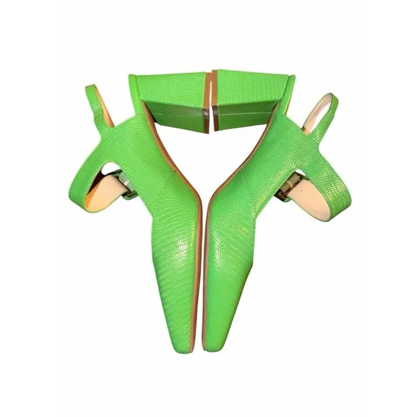 Alex Marie Green Block Ankle Strap Shoes(Size 8.5M) - Image 3
