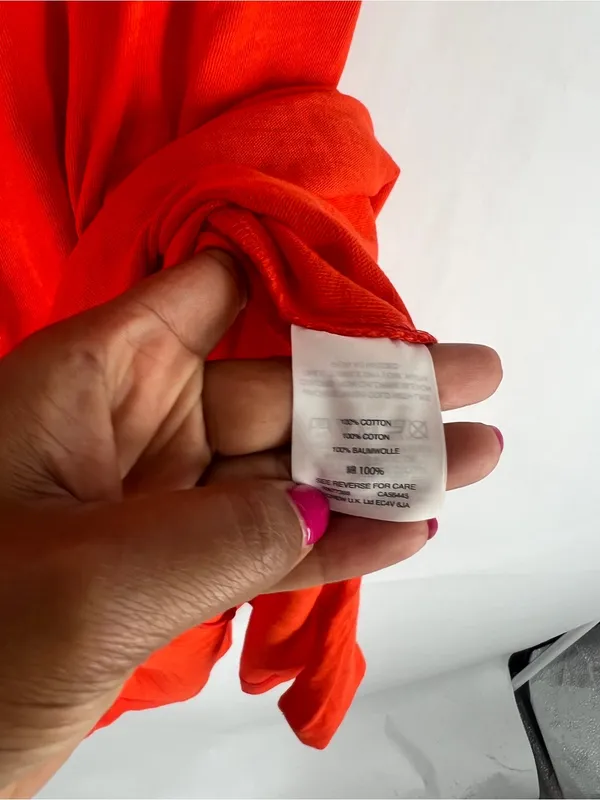 J.Crew Strappy Knit Midi Dress Size Small Orange - Image 9