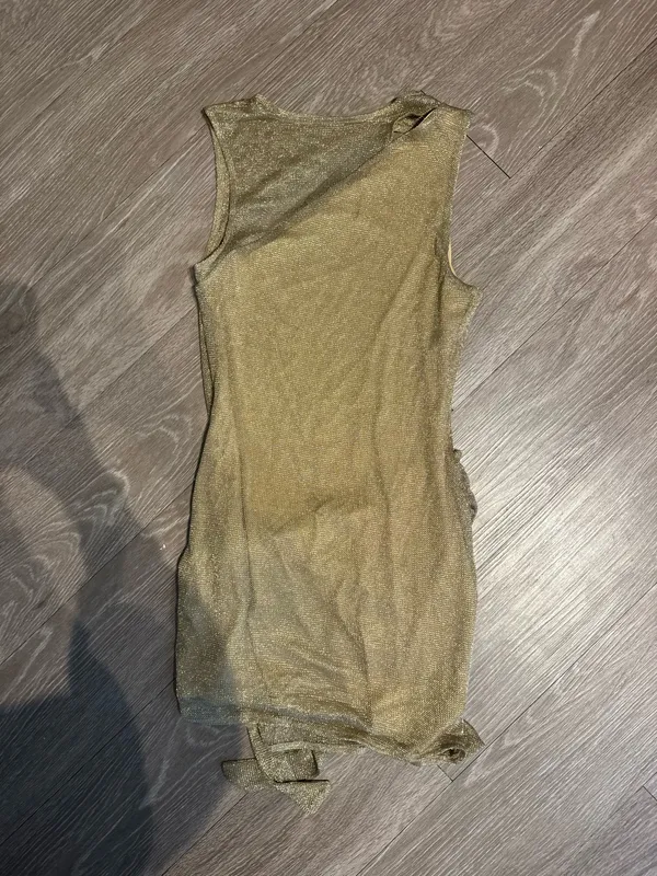 Tiger Mist Dress Gold Azelma - Image 3