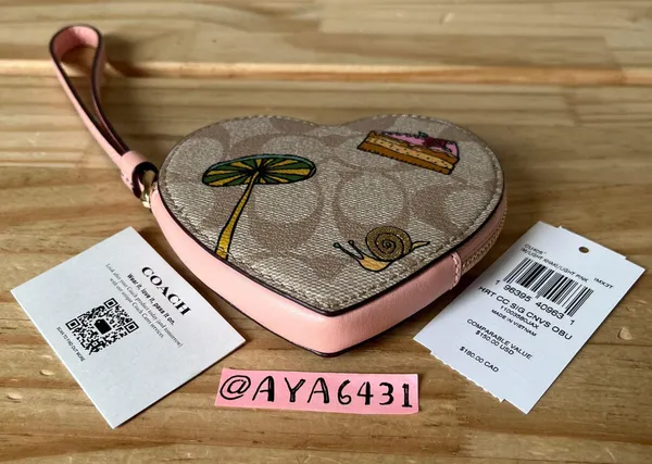 Coach Heart Coin Case - Image 5