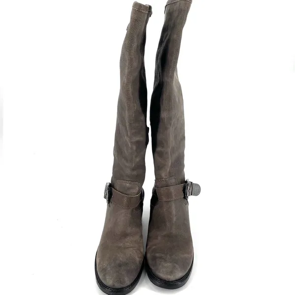 Vince Camuto Kepner Western Cowgirl Zip Knee High Leather Boots - Image 4
