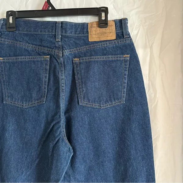 Vintage Abercrombie And Fitch Jeans Womens‎ Sz 12 Cotton Made In USA Blue 90s - Image 5