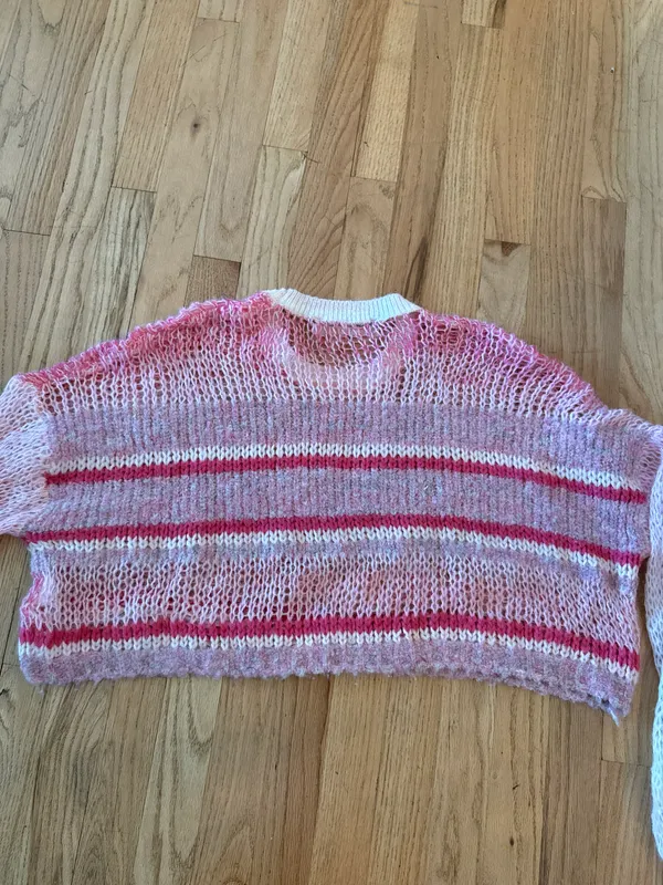 Kimchi Blue Pink Knit Sweater - Image 8