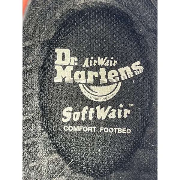 Dr. Martens Airwair Cavendish Red Leather Lace Up Almond Toe Oxford Shoes Size 7 - Image 5