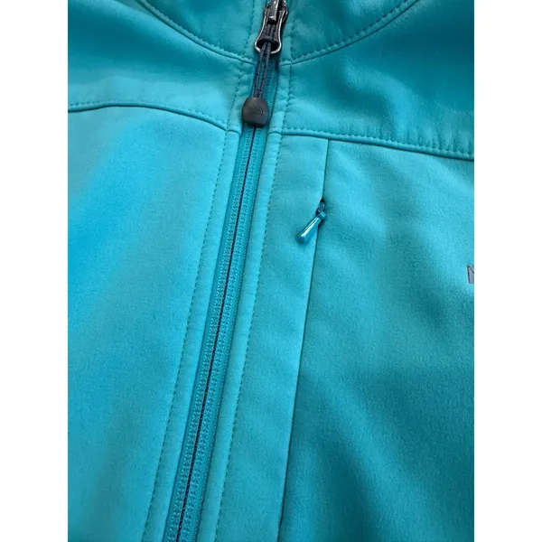 The North Face Apex Bionic Softshell Jacket Womens Small Blue Wind Resistant - Image 12