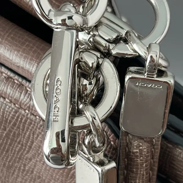 Coach Brown Leather Women's Bag - Image 7