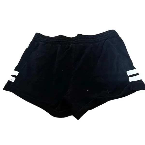 Victoria's Secret Women's Black Striped Lounge Shorts Size M Casual - Image 2