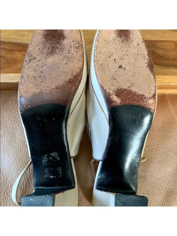 Vintage Martinique 60’s Leather Heels - Image 5