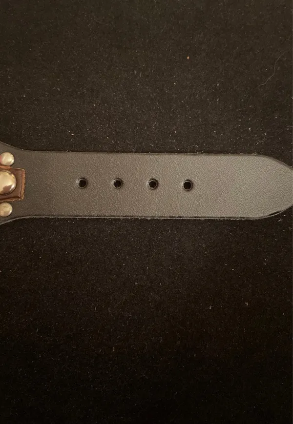 Harley Stud Leather Bracelet - Image 4