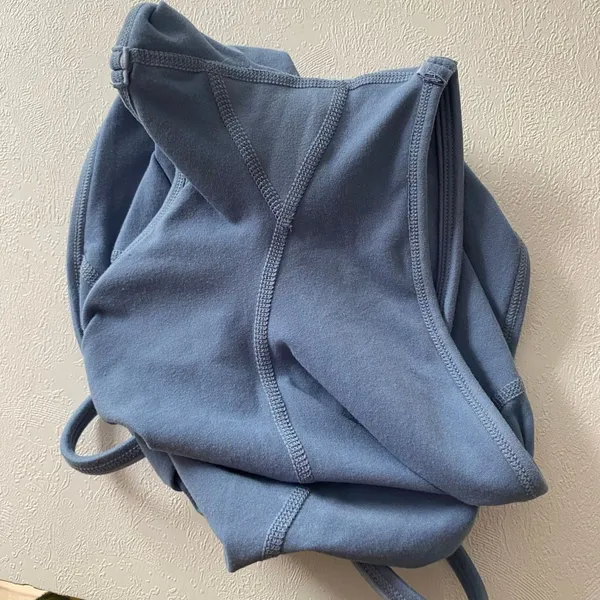 SET Active FormCloud Blue Shortysuit Romper XS Scoop Neck Athleisure - Image 8