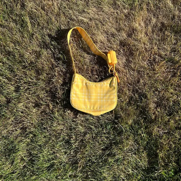 Wild Fable Yellow Plaid Shoulder Bag - Image 2