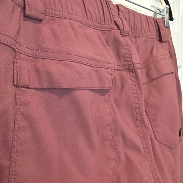 Duluth Trading‎ Womens Dry on the Fly Cargo Hiking Pants Convertible Mauve 6x29 - Image 7