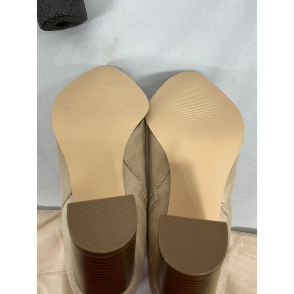 Womans New In Box Juliet Holy Knee High Fashion Riding Boots 7.5 Beige - Image 6
