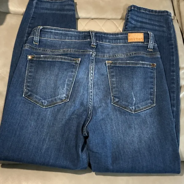 Judy Blue Dark Wash Skinny Jeans - Image 5