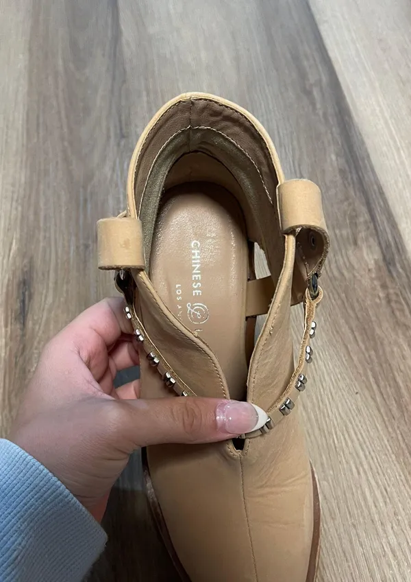Booties Tan Size 6.5 - Image 3