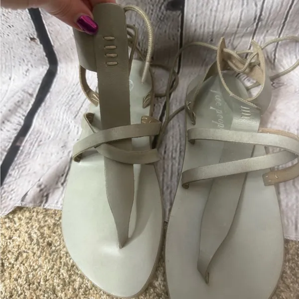 Free people vacation day wrap sandals size 40 - Image 3
