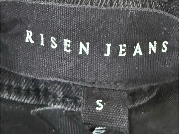 RISEN Black Denim Distressed Shorts - Image 6