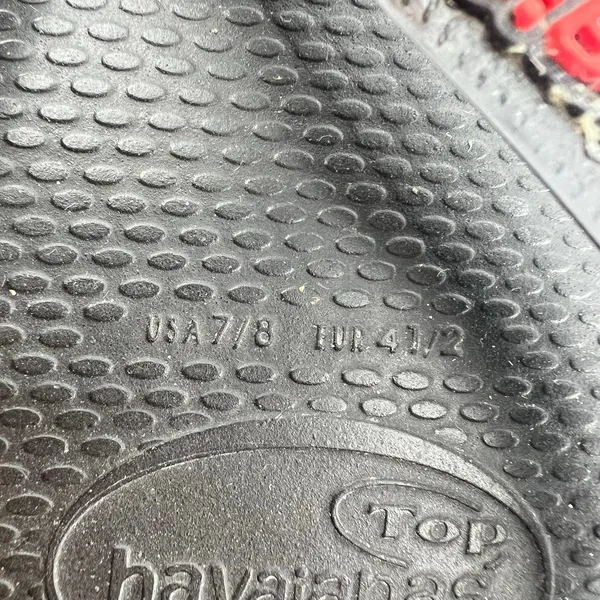 Havaianas black slip on thong flip flop sandals basic neutral every day unisex - Image 7