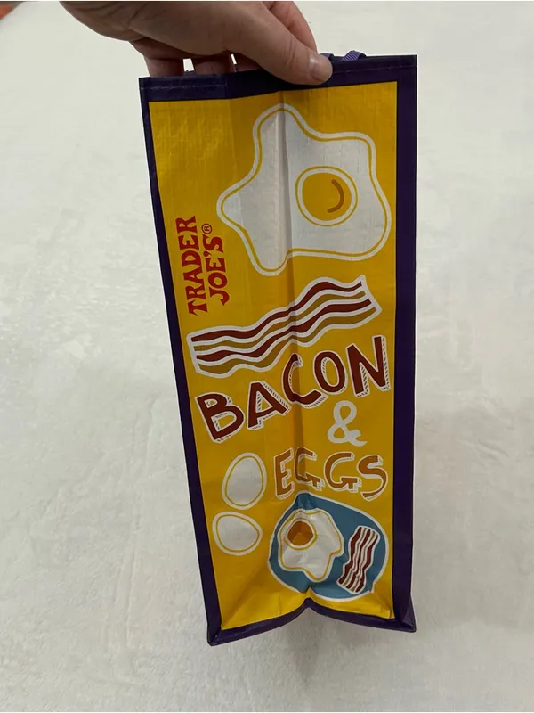 Trader Joe's Comfort Foods 6 Gallon Reusable Grocery Tote Bag Limited Edition - Image 6