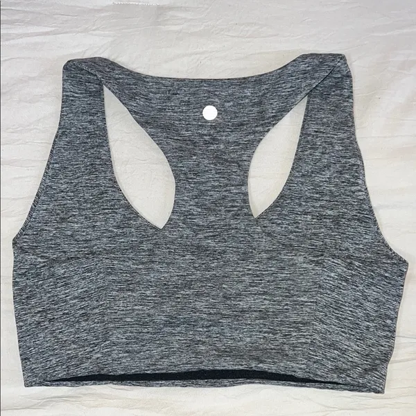 Z By Zella‎ Gray Seamless Sports Bra with Racerback Support - Image 4