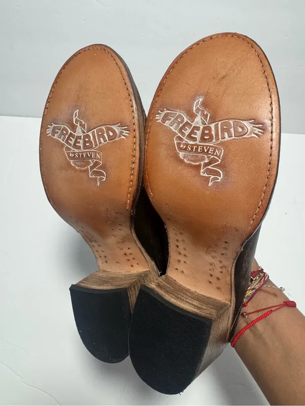 Freebird Mules Colins Leather Shoes Size 8 Western - Image 6