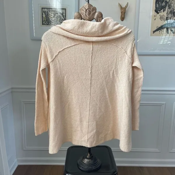 Free People Strawberry Fields Sweater Cream French Vanilla M - Image 10