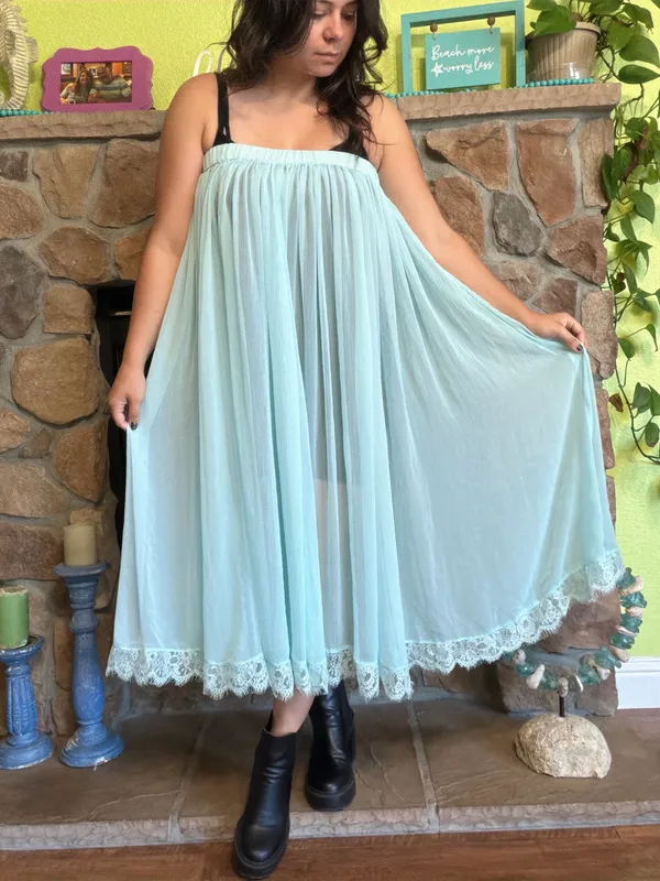NWT Anthropologie Sheer Maxi Skirt - Image 2