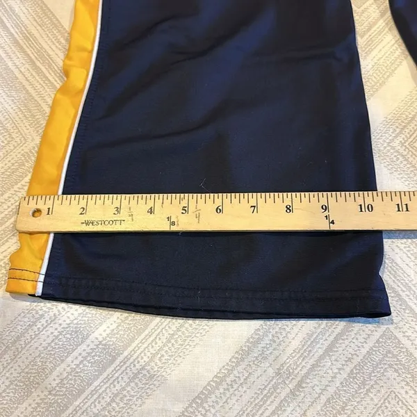 Puma Women’s Wide Leg Black & Gold Athletic Pants - Size M - Image 6