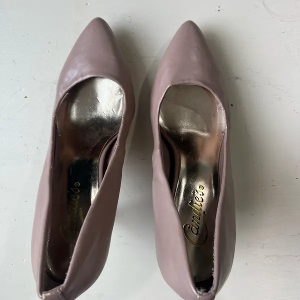 Kohl's Chic Nude Heels Pink Size 7.5 - Image 3