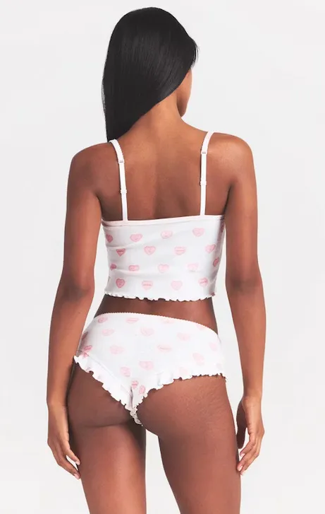 SKIMS Heart Cami Pajama Set S - Image 4