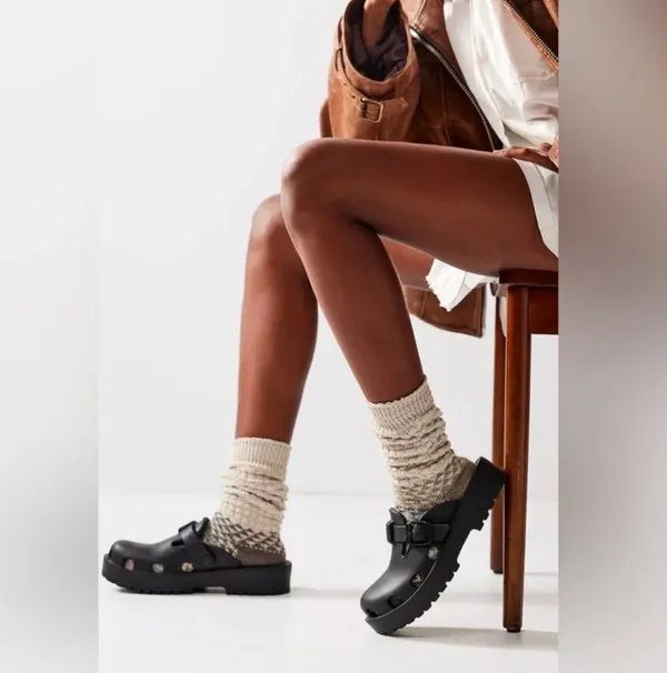 FREE PEOPLE Karlie Buckle Clog in Black Sz 9 ✨ - Image 2