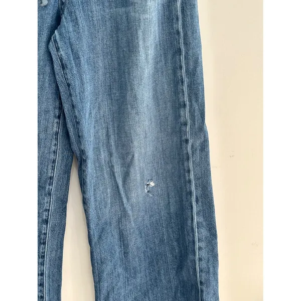 Le Jean Los Angeles Wide Leg Drawstring Jeans Size 25 Made in USA Denim - Image 6