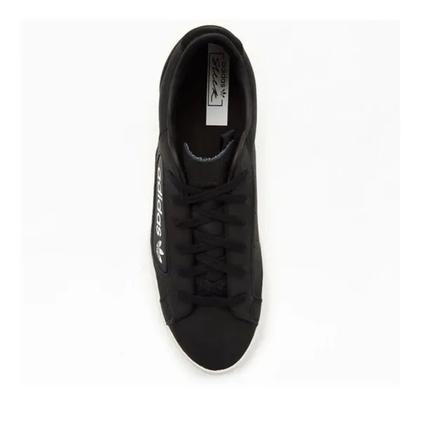 adidas Originals Women's Sleek Sneaker, core Black/Crystal White 7 M US - Image 4