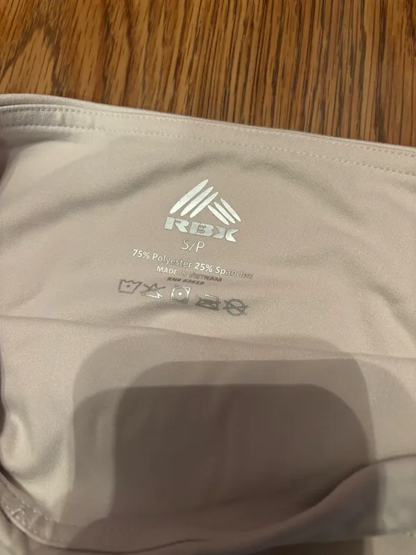 RBX Active Biker Active Shorts Off White - Image 2