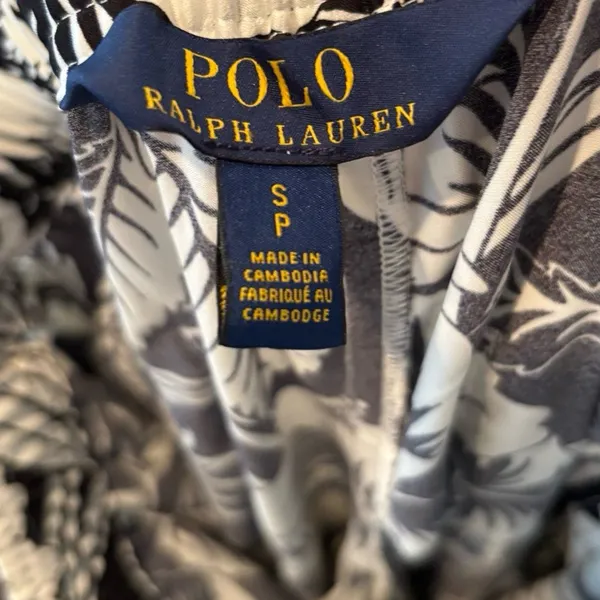 Polo Ralph‎ Lauren Black And White Pants Size Small - Image 8