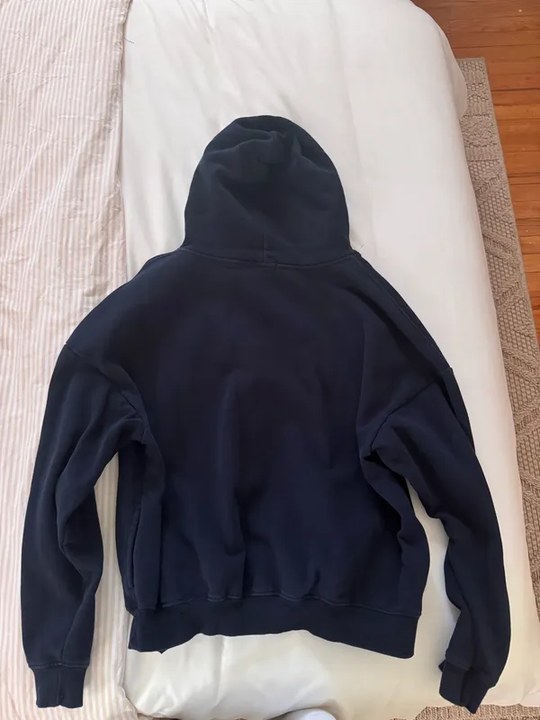 Garage Navy Blue Hoodie - Image 3
