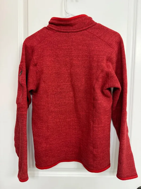 Patagonia Better Sweater 1/4 Zip Red Women’s L - Image 6