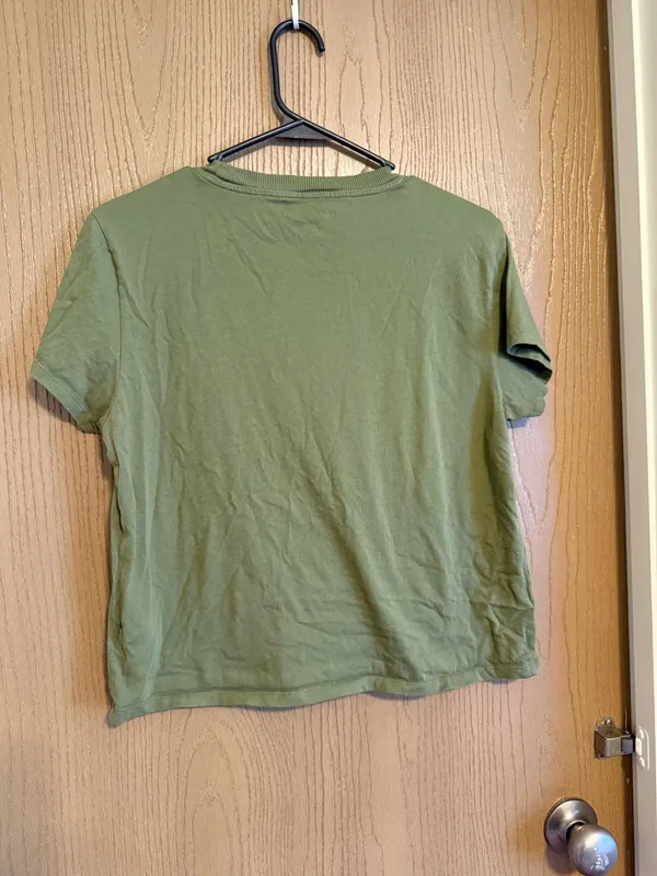 Army Green American Eagle Short Sleeve Tee - Image 2